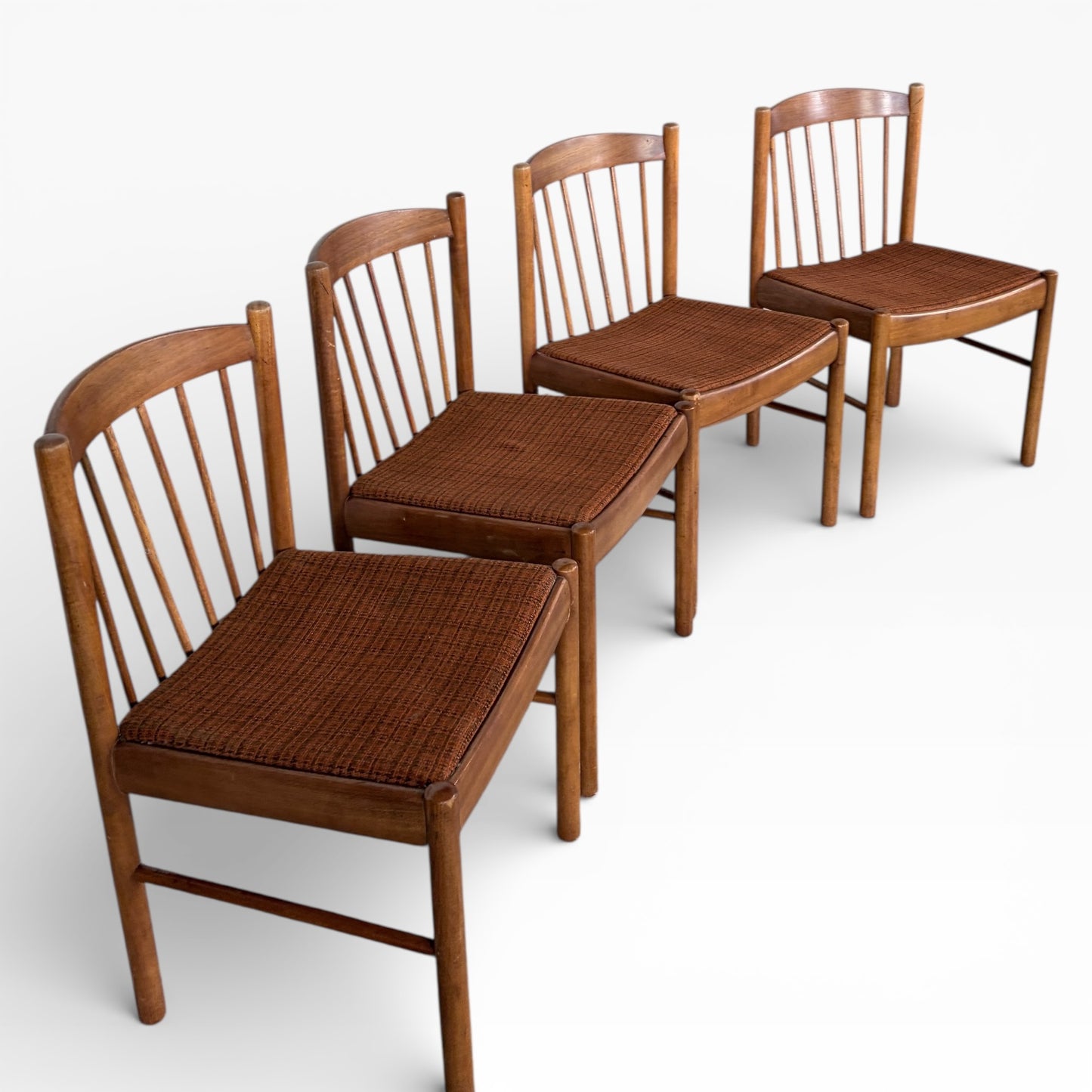Vintage White & Newton Dining Chairs – Set of Four
