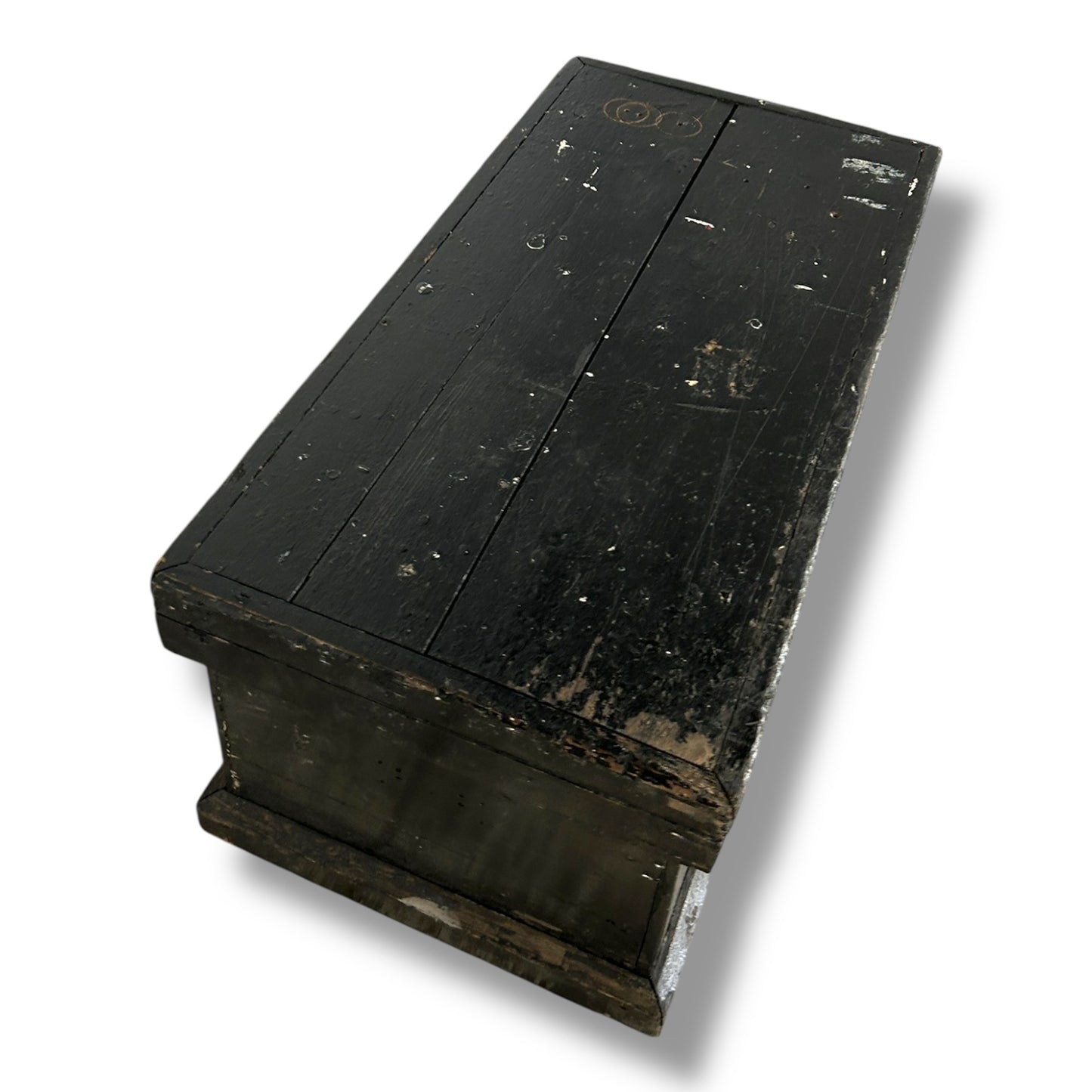 Vintage Military Wooden Tool Chest | Old Army Storage Box with Compartments