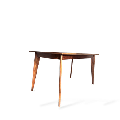 Morris of Glasgow Mid-Century Walnut Dining Table – 1960s Rectangular Table