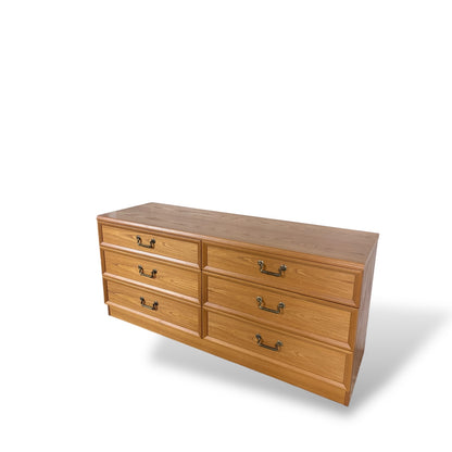 G Plan Low Sideboard – 1980s Oak Veneer Storage Unit