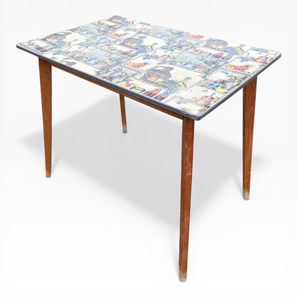 Mid-Century Fruit Formica Kitchen Table
