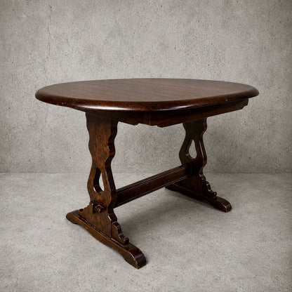 Priory Furniture Vintage Solid Oak Extending Dining Table