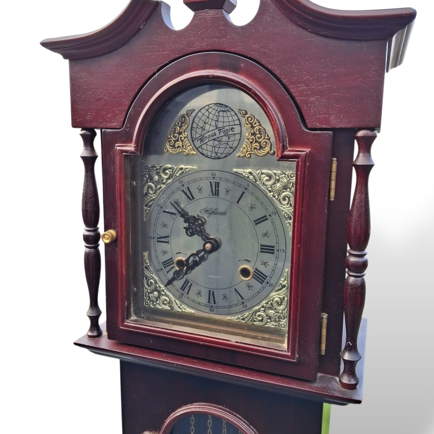 Vintage Highlands Grandfather Clock Mid Century
