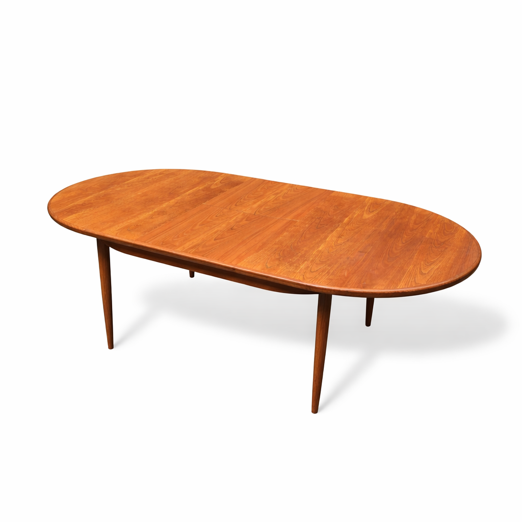 G Plan Oval Dining Table – Mid Century Teak Extending Table — view 2