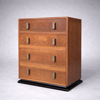 Vintage Heal’s Art Deco Oak Chest of Drawers