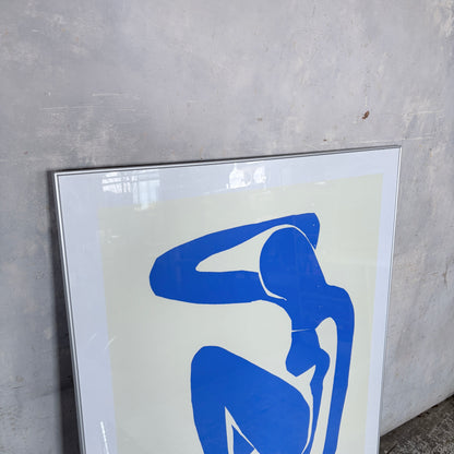 Henri Matisse Blue Nude II (1952) Framed Lithograph Print | Large Modernist Wall Art