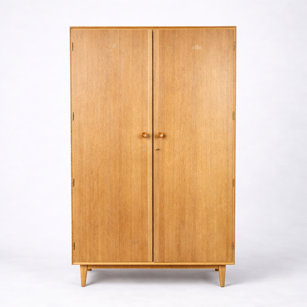 Mid Century Meredew Oak Wardrobe