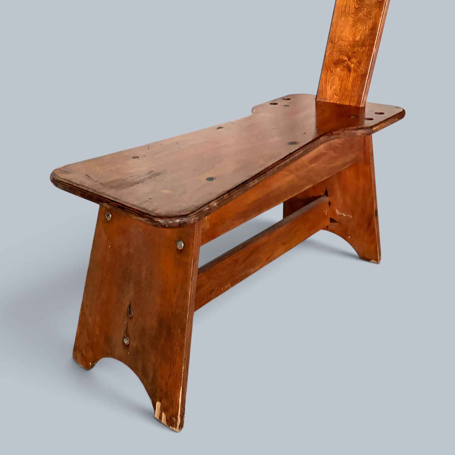 Handmade Oak Artist’s Easel Bench / Studio Seat