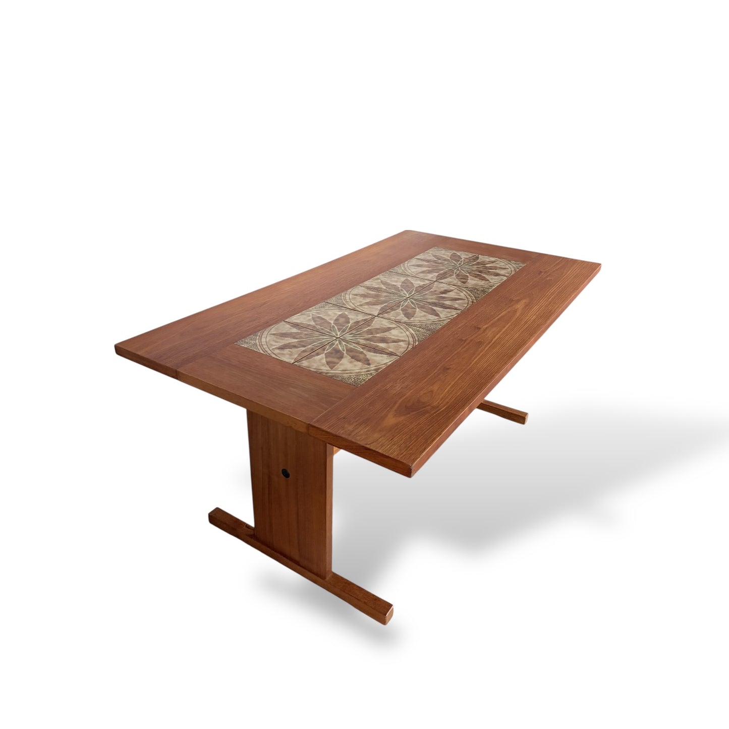 Gangso Møbler Danish Teak and Tile Dining Table