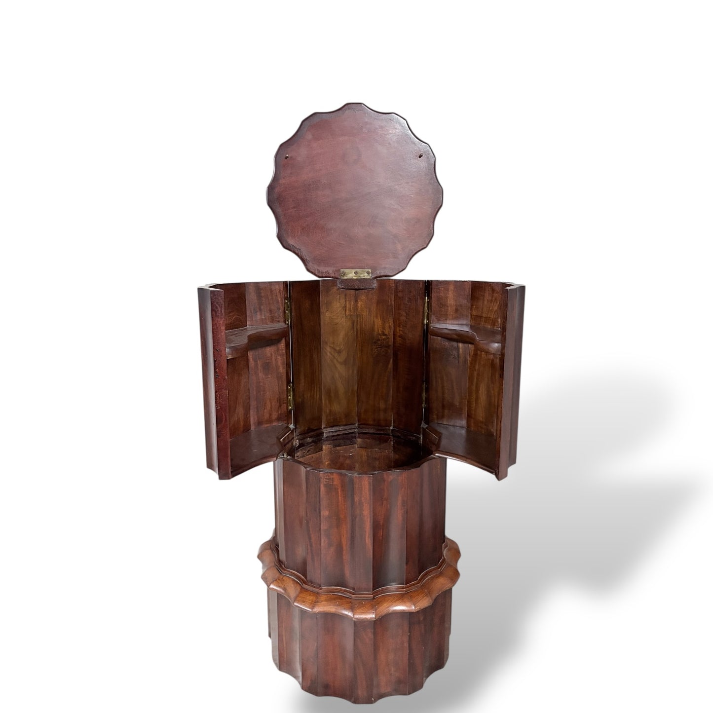 Art Deco Victorian Octagonal Drinks Cabinet / Jardinière Stand