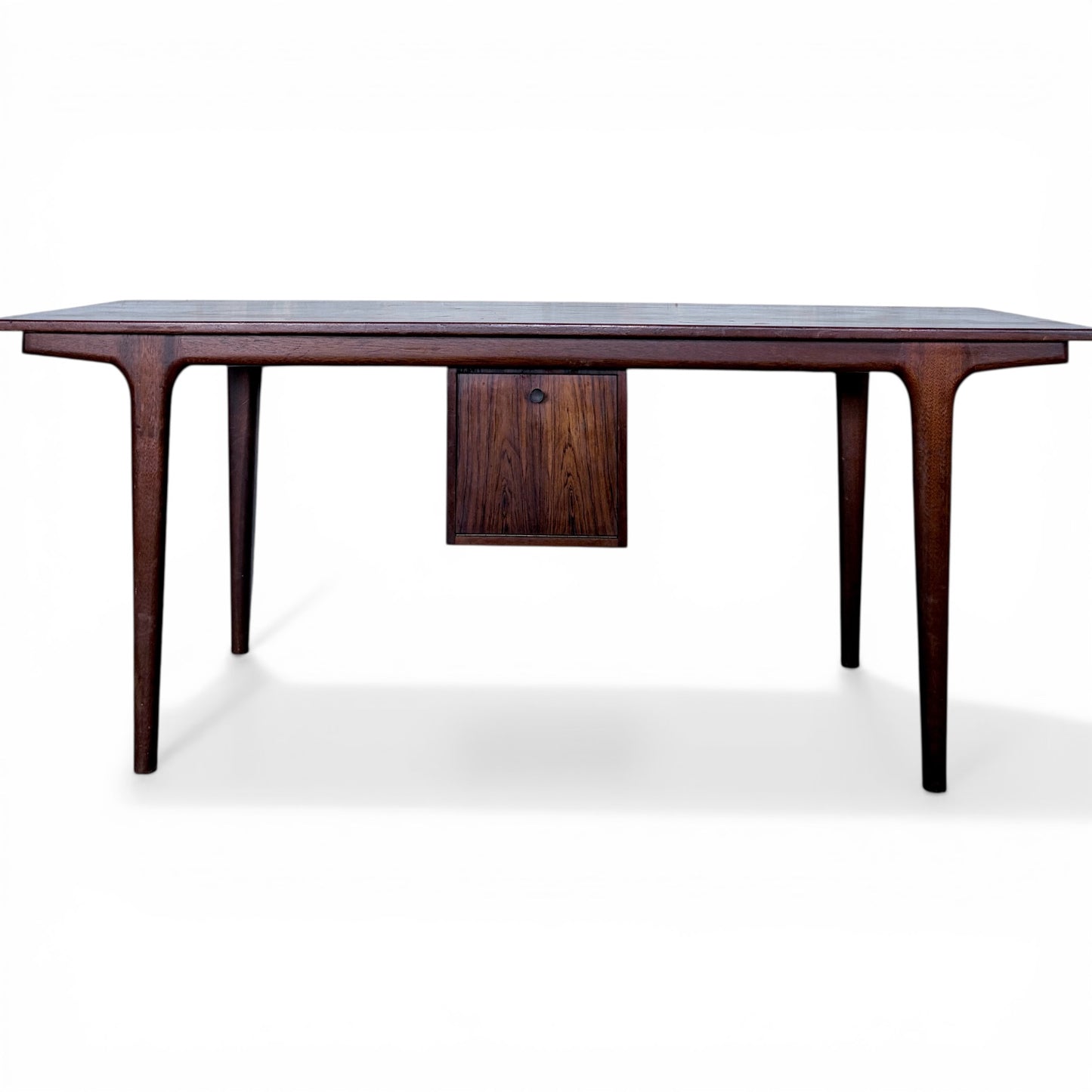 Mid Century Danish Rosewood Floating Coffee Table by Omann Jun