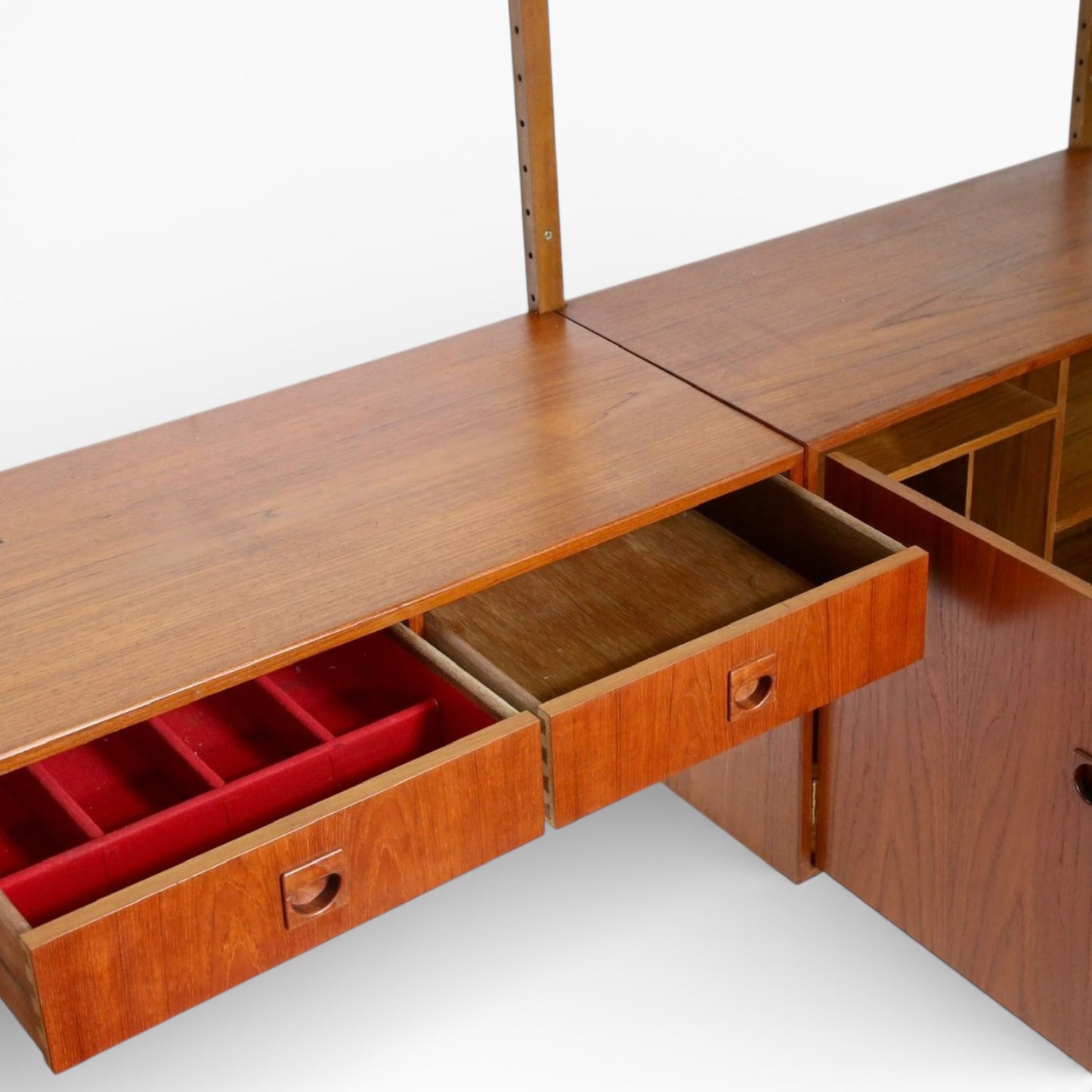 Danish Mid-Century Ladderax Wall Unit by Rud Thygesen & Johnny Sørensen for Hansen & Guldborg, 1960s