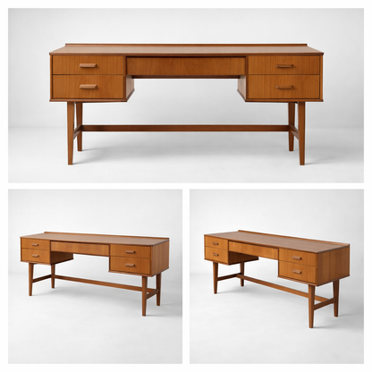 Vintage Gimson & Slater Teak Desk / Dressing Table