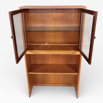 G Plan Teak & Glass Display Cabinet (Mid Century)