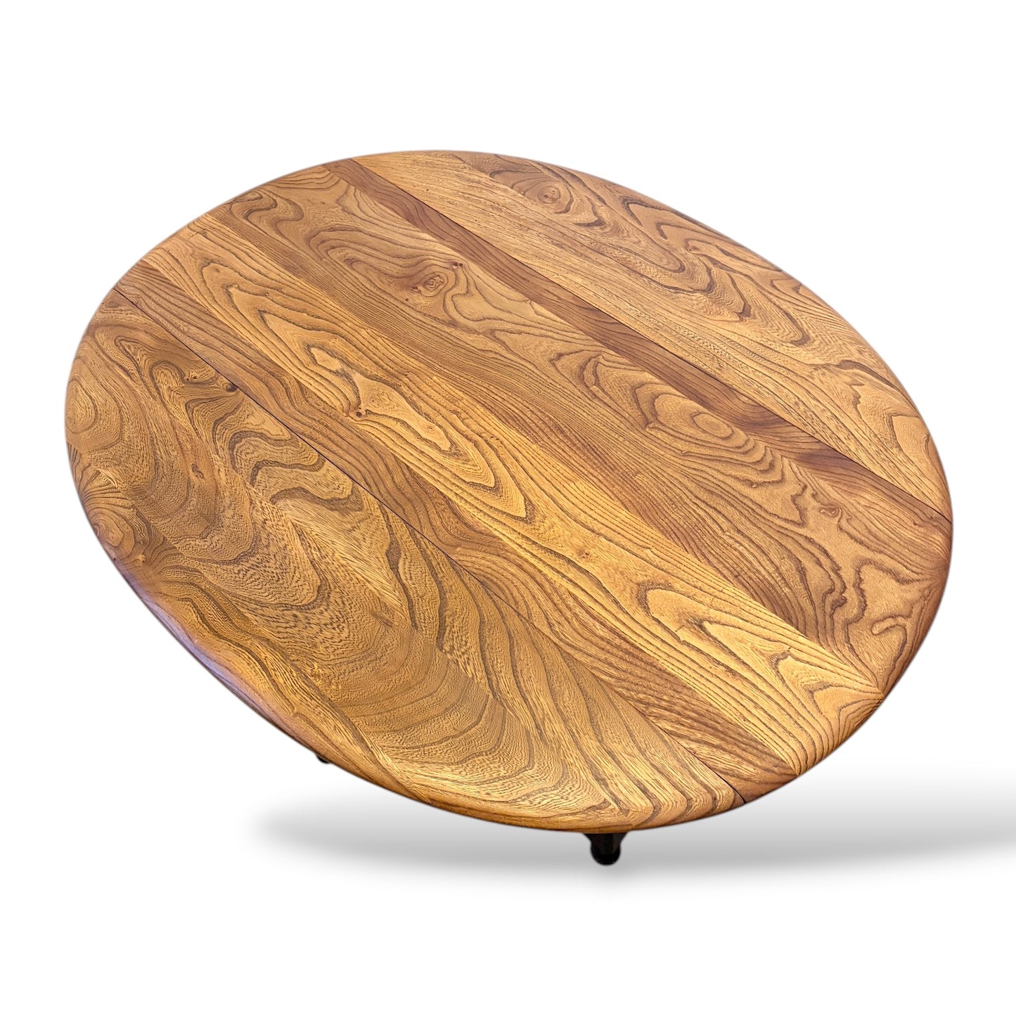 Ercol Drop-Leaf Coffee Table – Vintage Solid Elm Mid Century Design — view 9