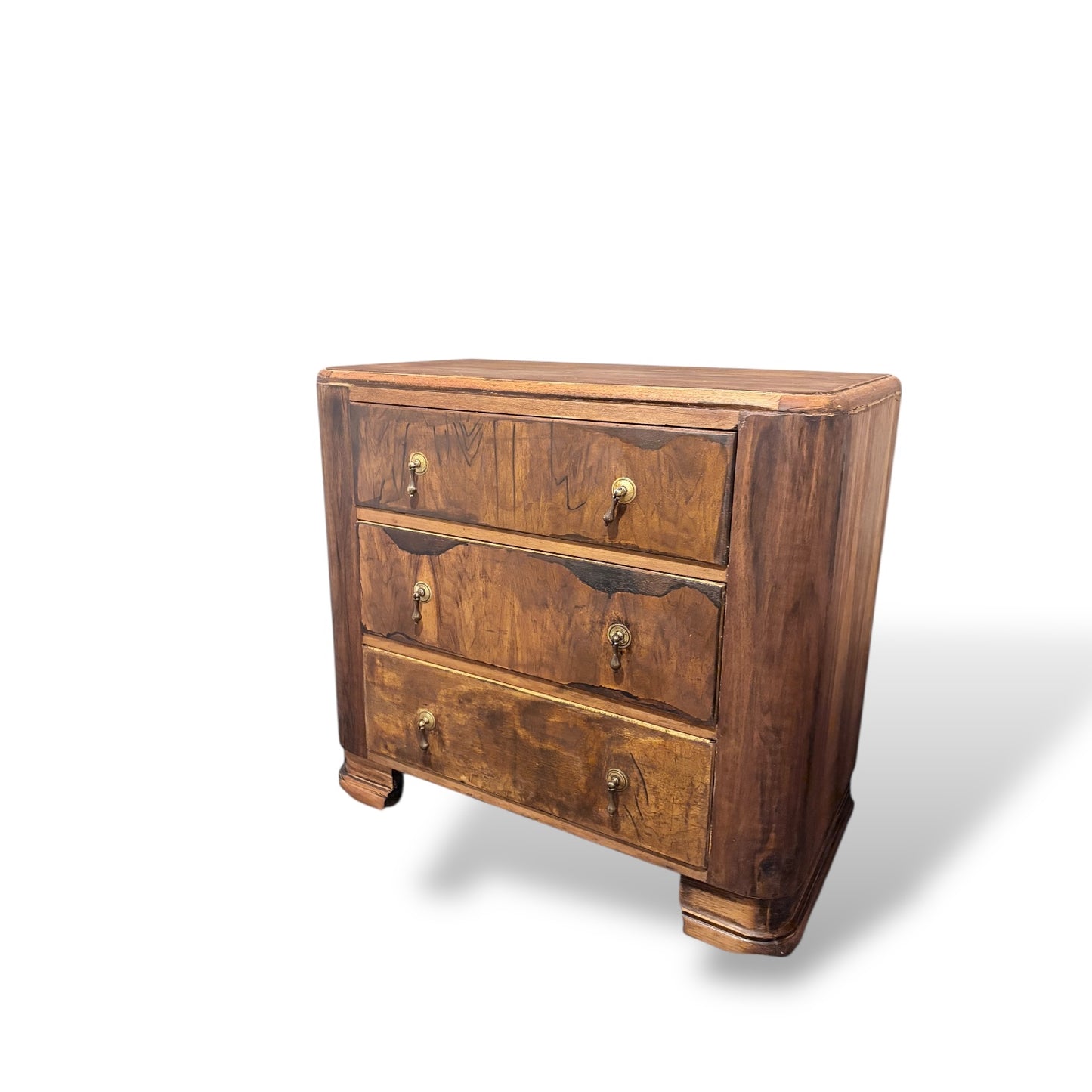 Art Deco CC41 Burr Walnut Chest of Drawers