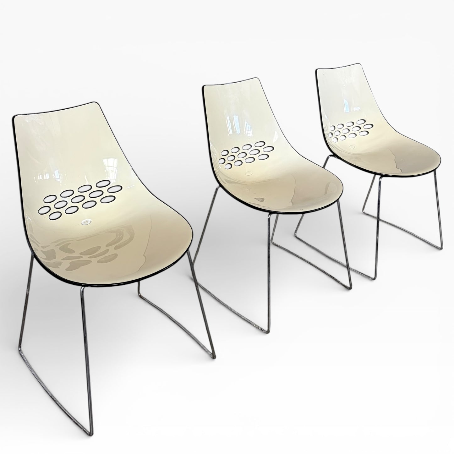 Italian Calligaris ‘Jam’ Dining Chairs – Set of Four