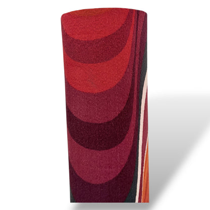 Vintage Table Lamp with Handmade Shade by Lightfandango – Barbara Brown “Frequency” Heals 1968 Fabric — view 5