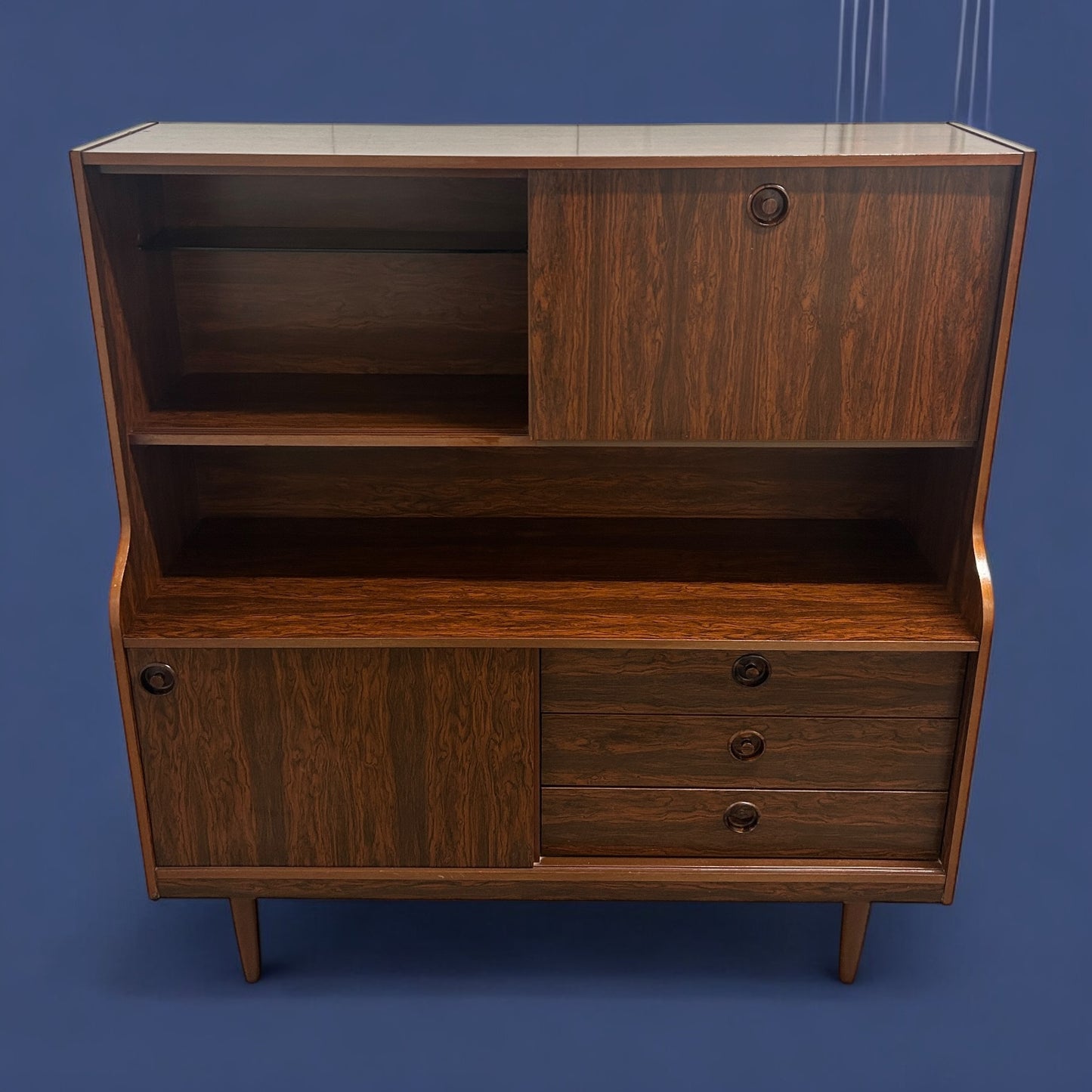 Mid Century Rosewood Sideboard by Schreiber