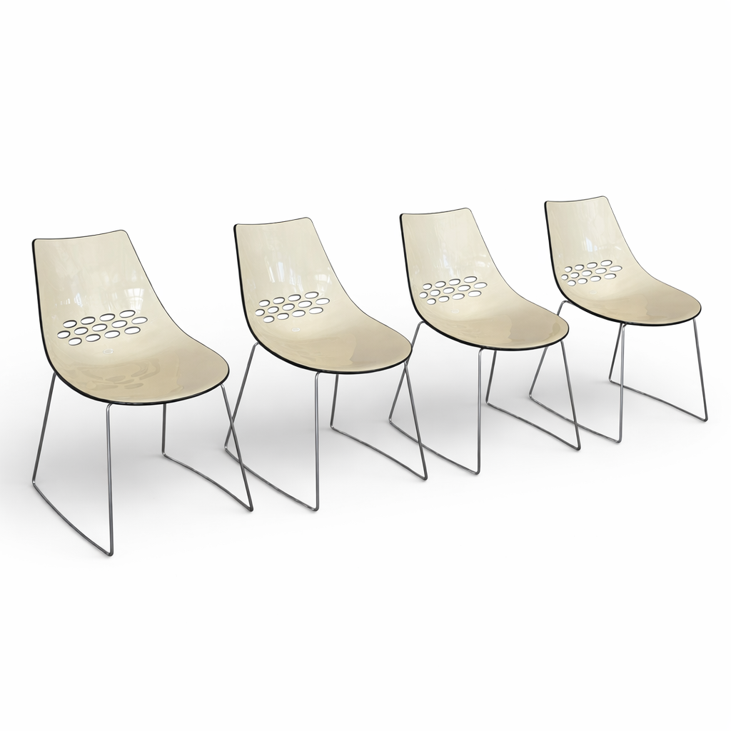 Italian Calligaris ‘Jam’ Dining Chairs – Set of Four