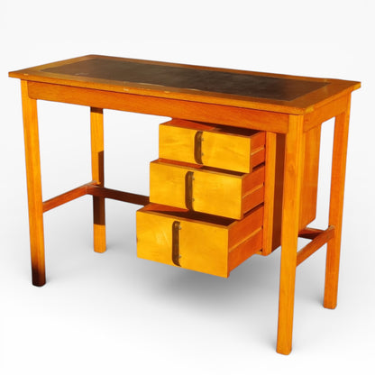 Mid Century Writing Desk – Solid Wood British Desk with Drawers | Gordon Russell
