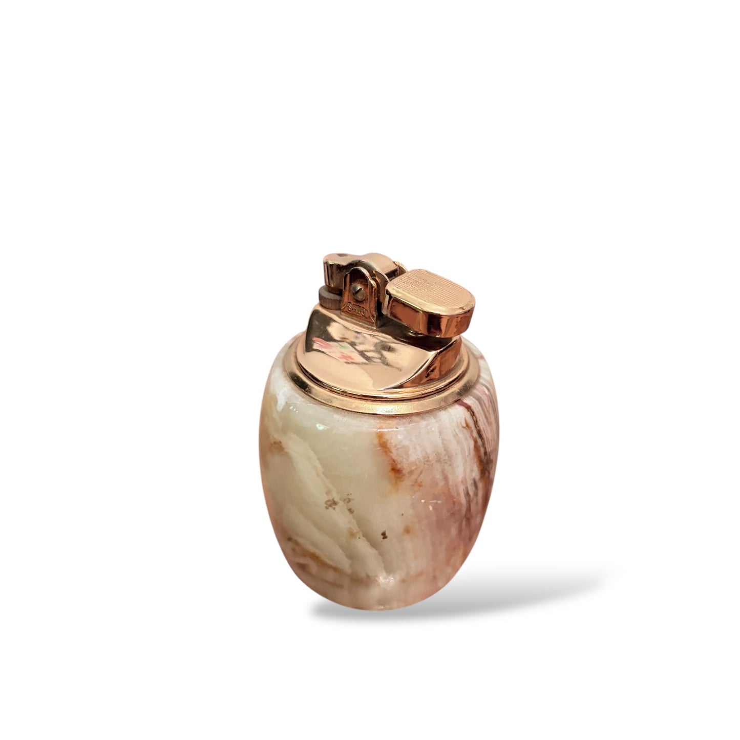 Italian Art Deco Onyx Marble Tabletop Lighter
