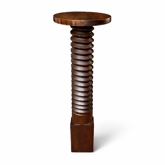 French Vintage Wine Press Pedestal Table / Display Stand