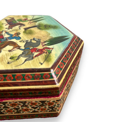 Vintage 1950s Persian Jewellery Box