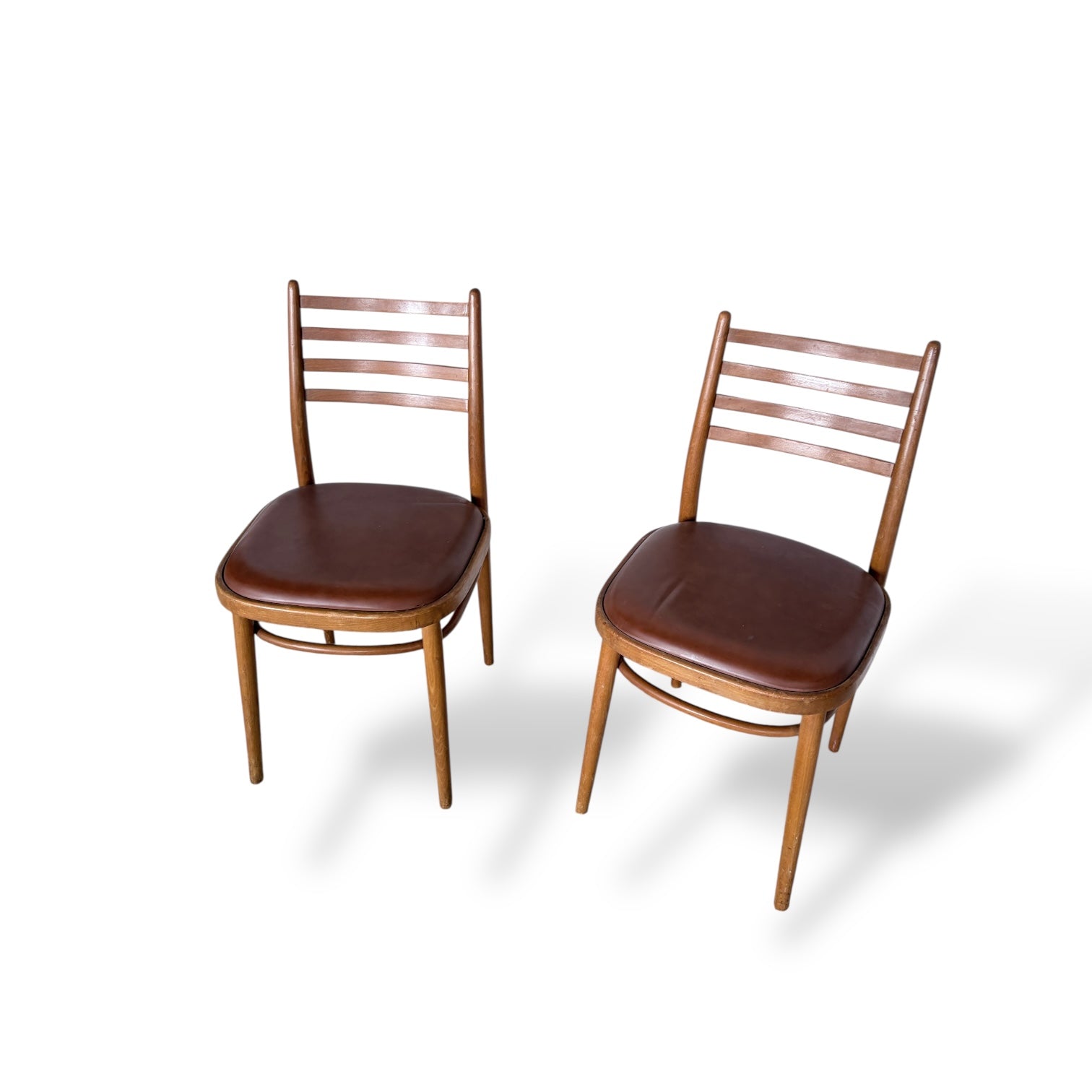Pair of Czechoslovakian Mid-Century Dining Chairs — view 4
