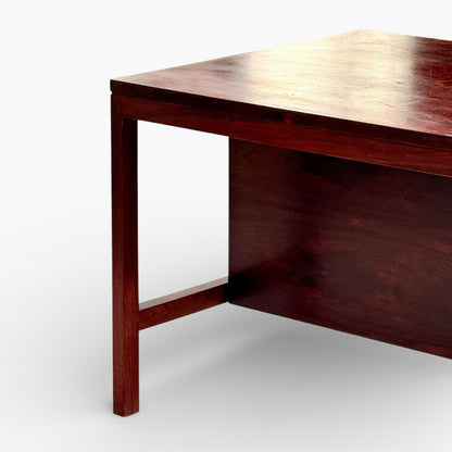 Mid-Century Danish Rosewood Effect Executive Double Pedestal Desk, 1970s