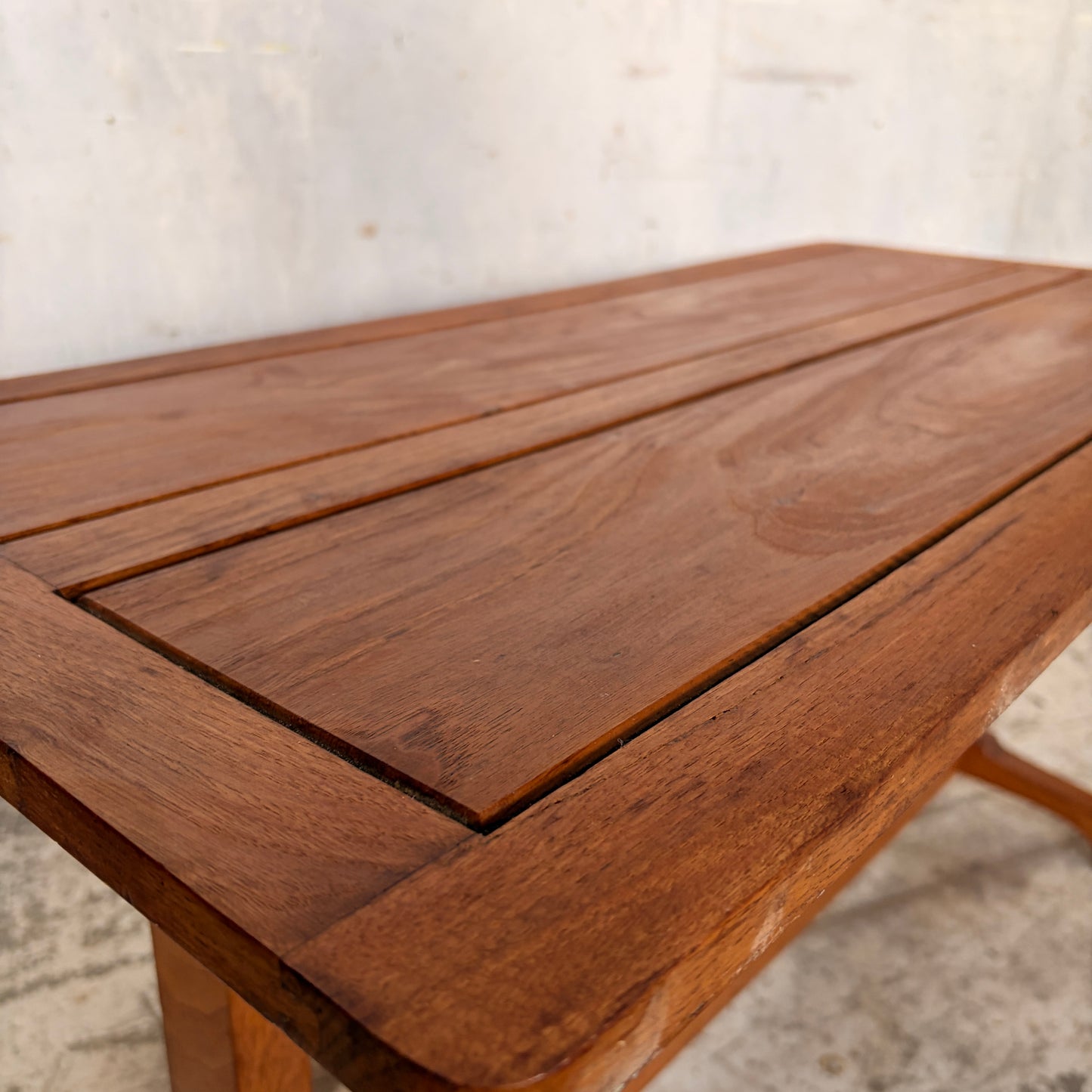 Art Deco Tiger Oak Coffee Table Attributed to Heals