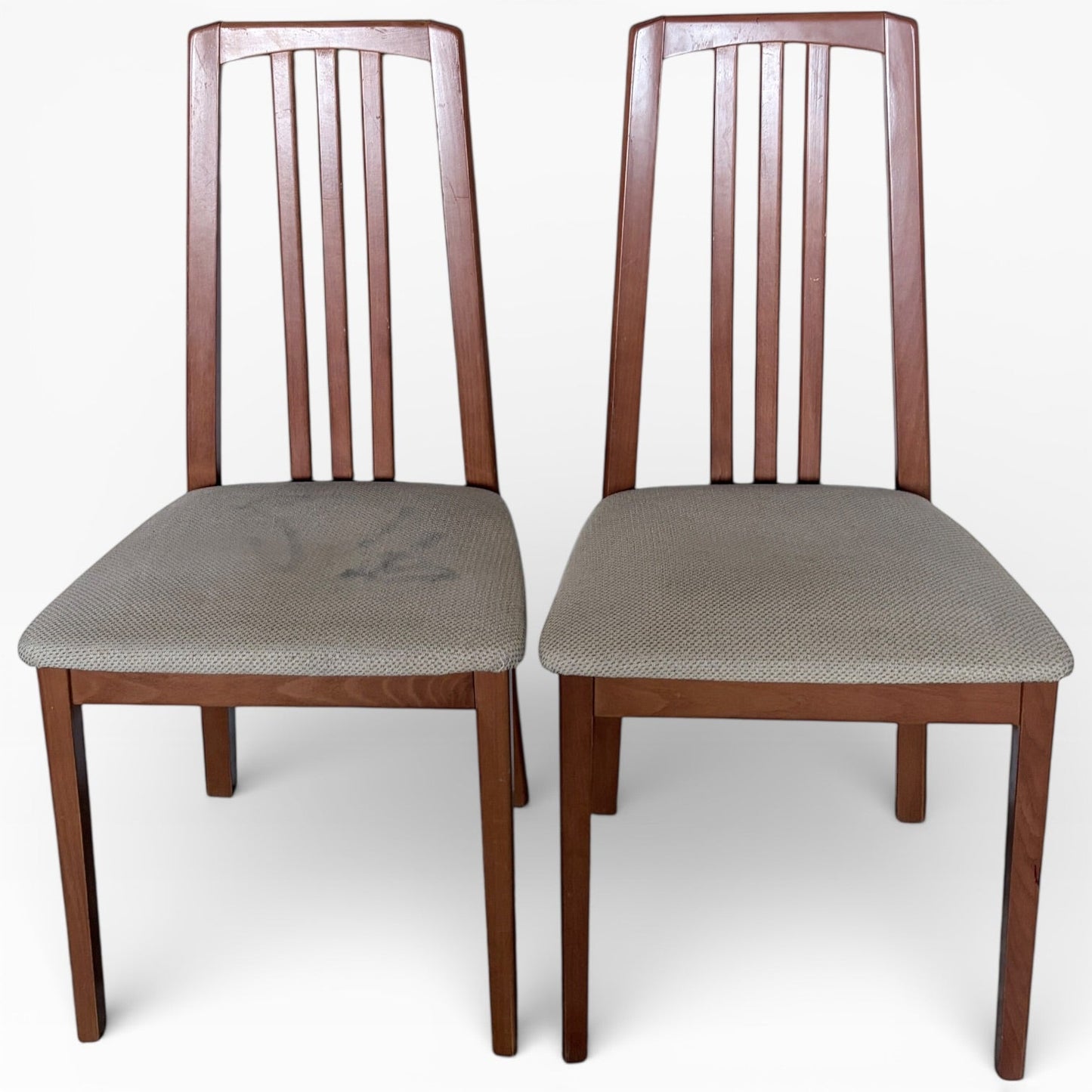 Morris of Glasgow Mid Century High Back Dining Chairs – Set of 4