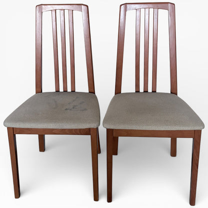 Morris of Glasgow Mid Century High Back Dining Chairs – Set of 4
