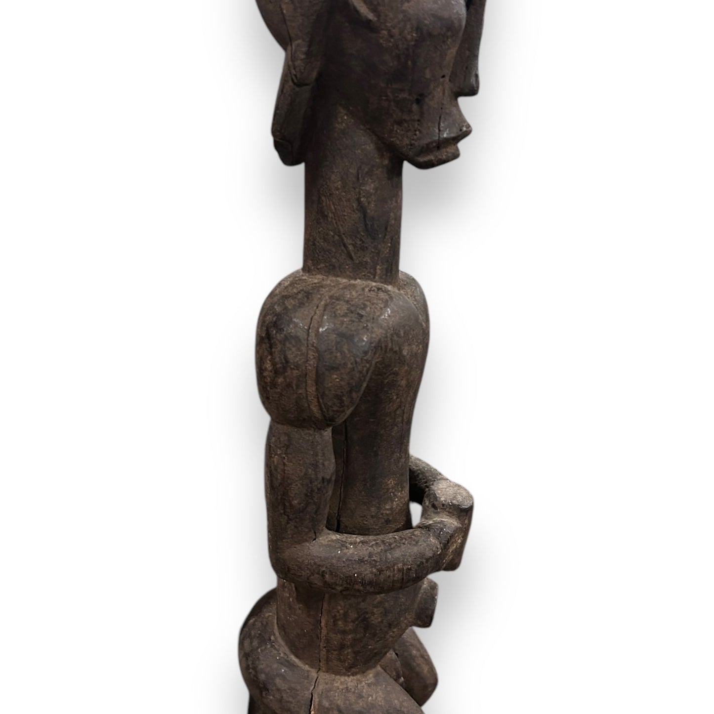 19th Century Hemba Male Ancestor Figure Mambwe Region, Democratic Republic of Congo