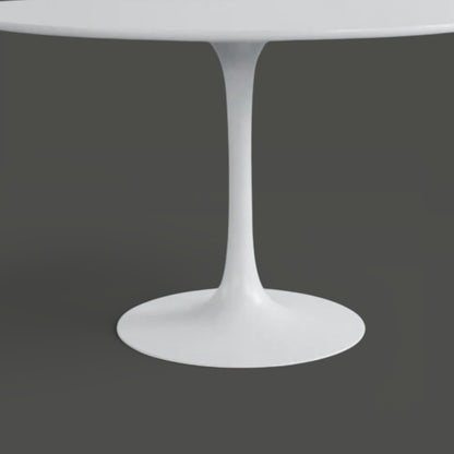 Tulip Dining Table – 1960s Maurice Burke Mid Century White Fibreglass Pedestal Base