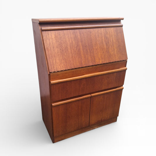 Mid Century Teak Writing Bureau by Remploy