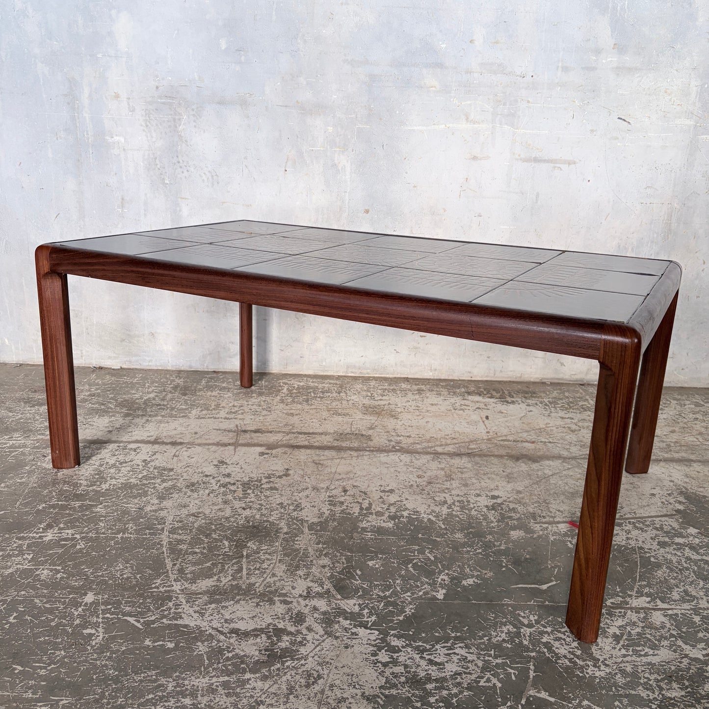 Rare Mid Century G Plan Teak & Ceramic Tile Coffee Table