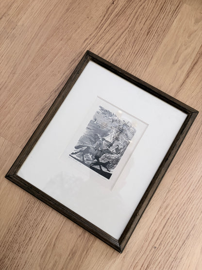 Simon Brett “Count Arnold” Woodblock Print – Vintage and Framed Limited Edition