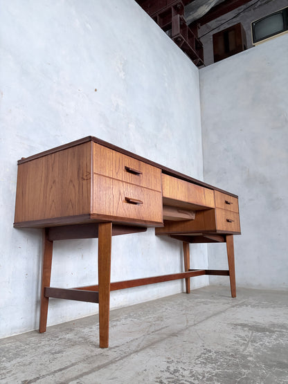 Mid Century Gimson & Slater Teak Desk / Dressing Table