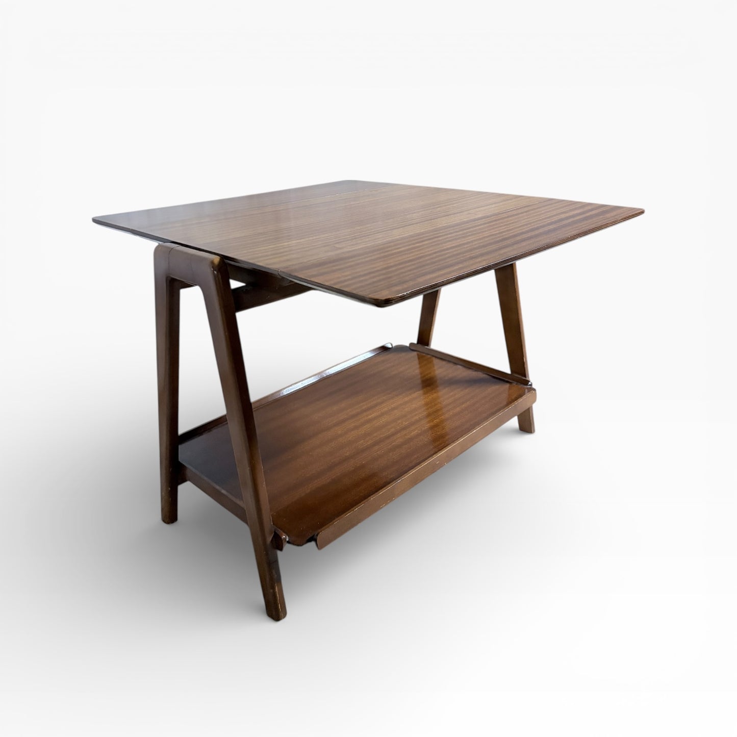 Mid-Century Walnut Drinks Trolley by Remploy