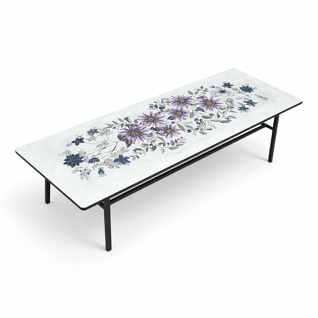 1960s John Piper Floral Coffee Table for Habitat
