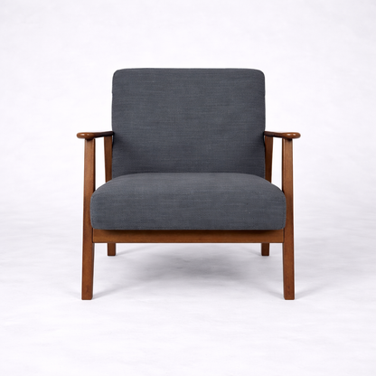 Vintage 1990s IKEA Teak Lounge Armchair