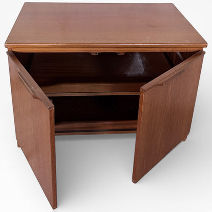 Mid Century Two Door Teak Media Unit