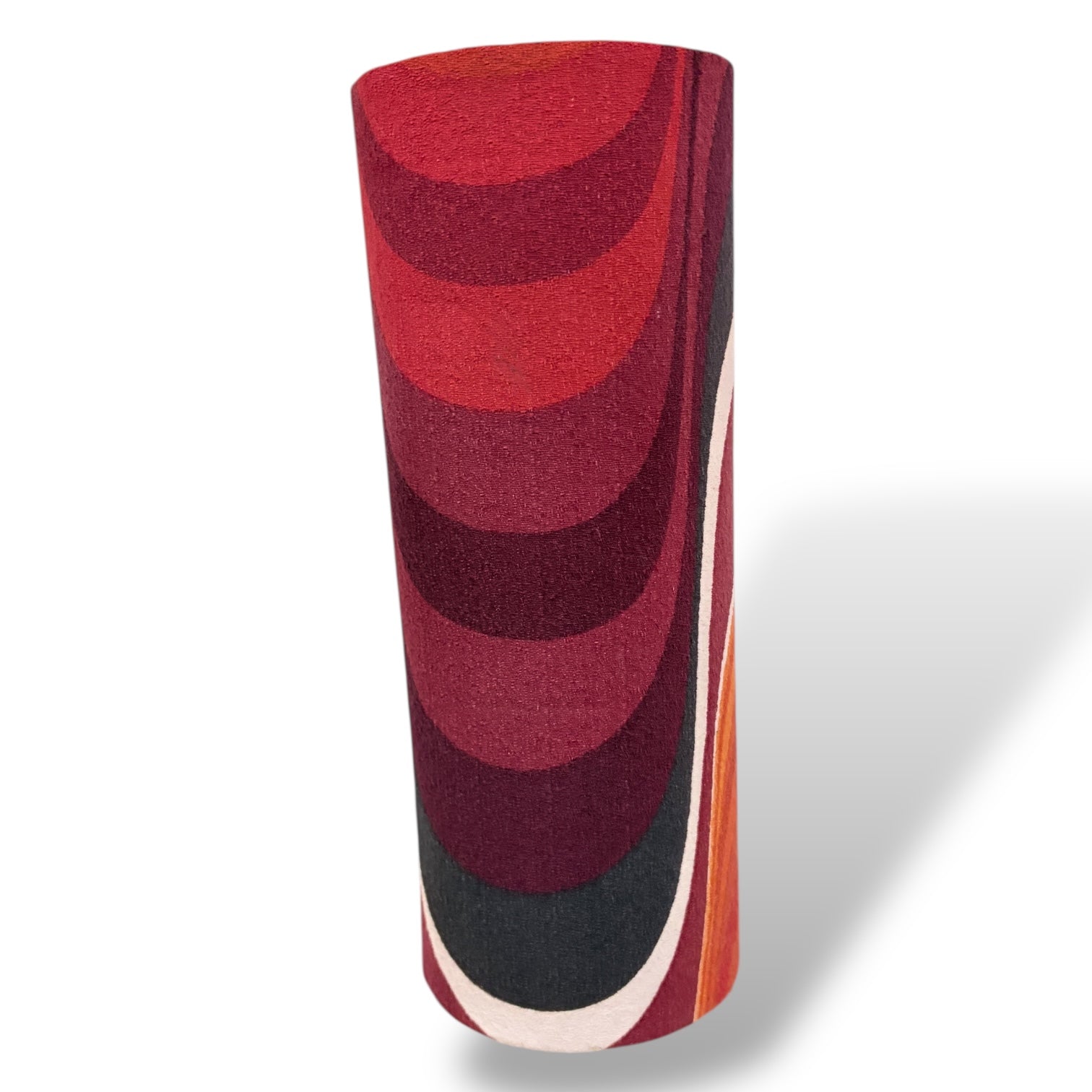Vintage Table Lamp with Handmade Shade by Lightfandango – Barbara Brown “Frequency” Heals 1968 Fabric — view 4