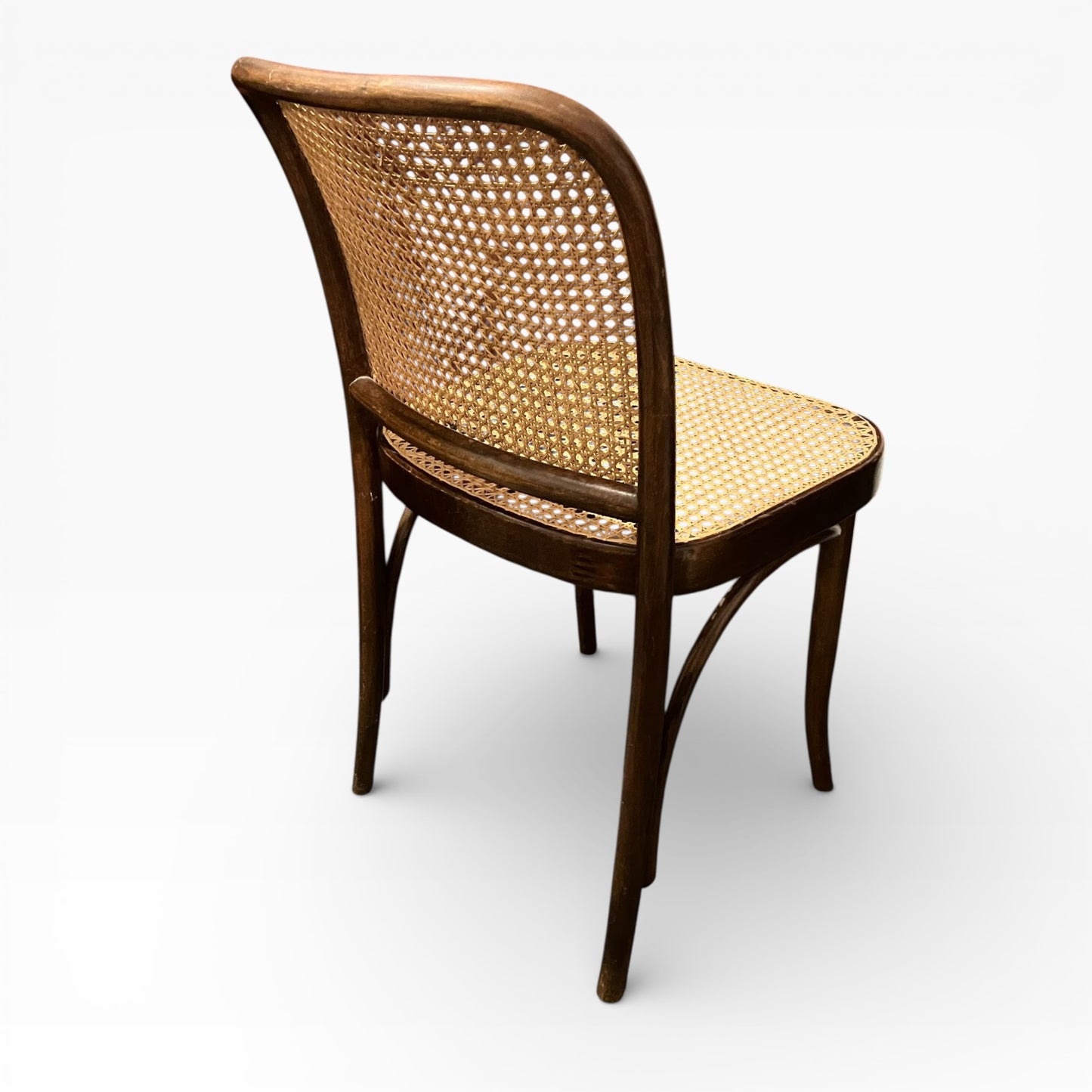 Vintage Thonet Model 811 “Prague” Café Chairs by Josef Hoffmann (Pair) — view 8