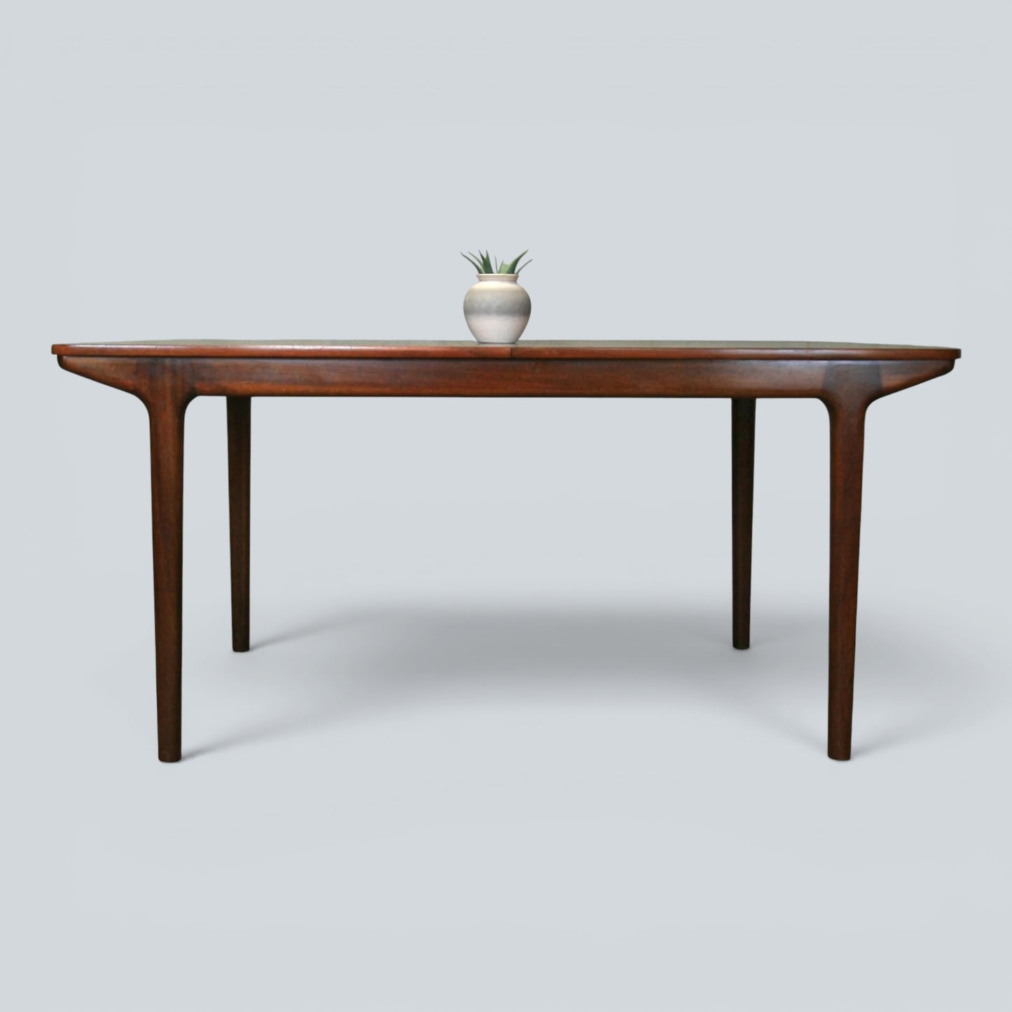 Mid Century McIntosh Rosewood Double Extending Dining Table