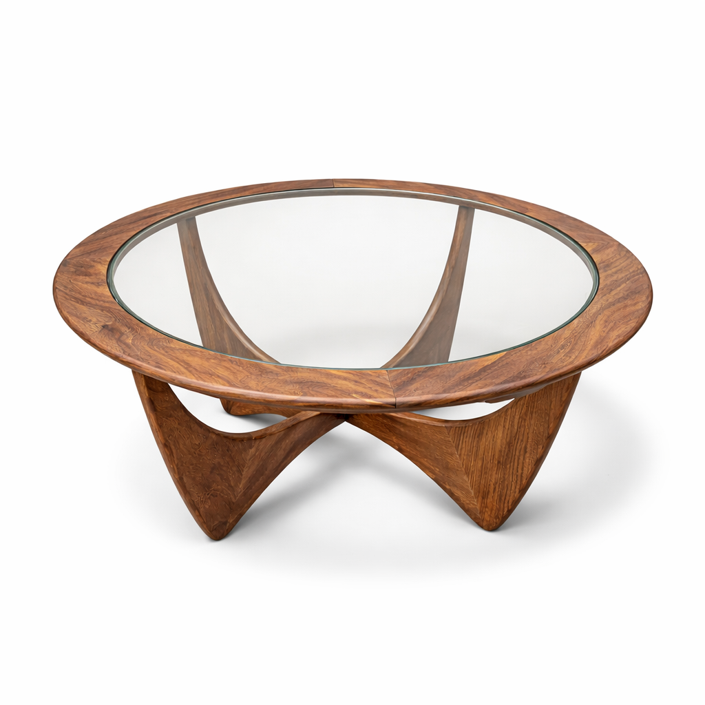 Vintage G Plan Astro Glass Coffee Table – Mid-Century