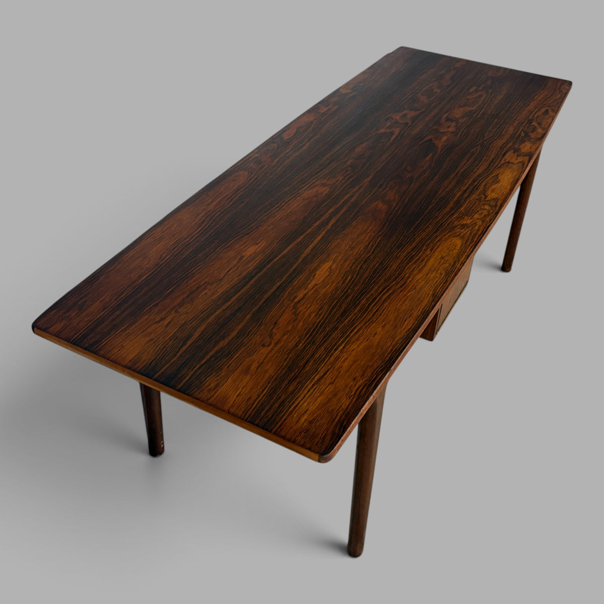 Mid Century Danish Rosewood Coffee Table by Gunni Omann for Omann Jun Storage Cabinet