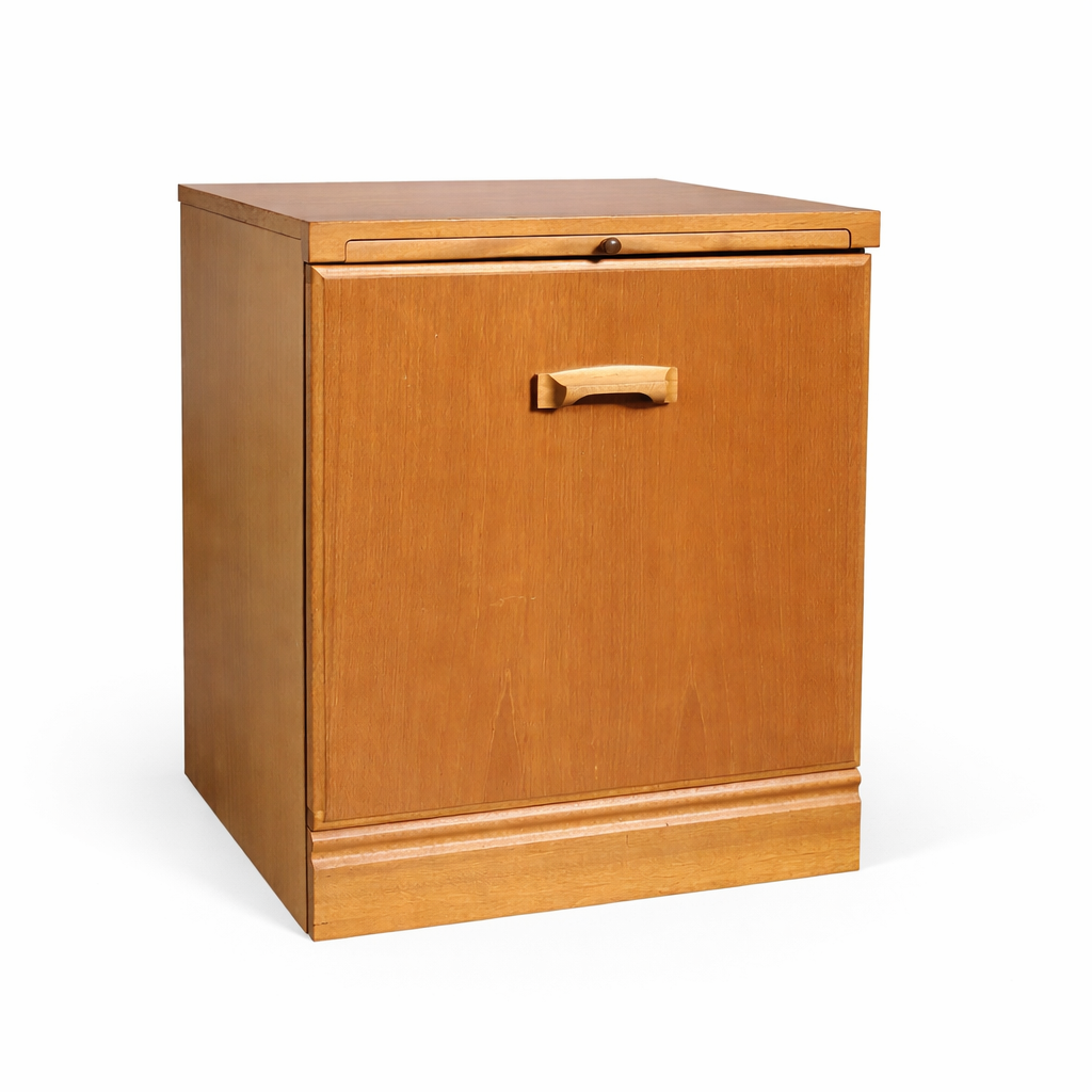 Vintage McIntosh Teak Bedside Cabinet with Pull-Out Tray