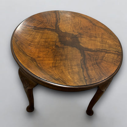 Mid Century Rounded Walnut Coffee Table